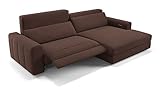 sofanella - Ecksofa Capri Eckcouch Stoffgarnitur Stoff