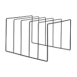 CD Ständer Desktop-Schallplatten-Aufbewahrungshalter, Metalldraht-Schallplatten-Ausstellungsregal, Aufbewahrungsregal for Plattenspieler-Schallplattensammlung, fasst bis zu 50 Album-LPs CD Halter ( Si