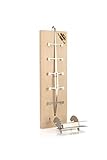 Axtschlag Premium Flammlachsbrett für Grills & Feuerschalen | 10-Fach verstellbare Halterung aus Edelstahl für Grill, Feuerschale & Smoker | Flammlachs für Kugelgrill & Gasgrill