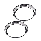 Yardwe 2 Stück Wok-Rack Wok Für Induktionskochfeld Induktionsbrenner Edelstahl-Bratpfanne Stahl-Wok-Ring Feuer-Wok-Ständer Wok-Halter Dampftopf-Ständer Dampftopf-Halter