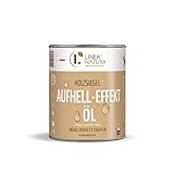 LINEA NATURA® Aufhell - Effekt Öl Holzöl Möbelöl Treppenöl Pflegeöl farblos (1 Liter)