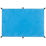 CelinaSun Sonnensegel PES UPF 50+ Outdoor Rechteck 2 x 3m blau Sonnendach Backpacking Zeltplane Ultraleicht Tragebeutel