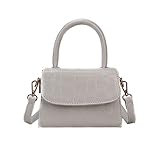 Pageantry Damen PU Umhängetasche Elegant Vintage Handtasche Damenhandtaschen Henkeltaschen Schultertaschen Citytasche Kuriertaschen Crossbody Strandtasche für Urlaub Party