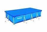 Bestway Abdeckplane, für Frame Pools, blau, 404 x 214cm