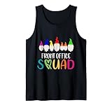 Front Office Squad Crayon Gnomies Schule Sekretär Tank Top