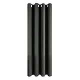MRTREES Gardinen dunkelgrau mit ösen Vorhänge grau verdunkelungsvorhang türvorhang blickdichte vorhänge outdoorvorhänge 225x140 cm(HxB) 1er Set