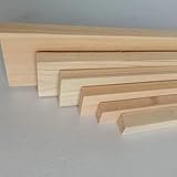 XILYZMO Hartholz Flach Dübel, Unbearbeitet Kiefernholz-Stöcke, Robuste Holzdübel, Glatt Holzdübel, Flach Für DIY Bastelprojekte Haus (Farbe : 2x4x70cm, Größe : 25pcs)