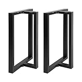 FaIruo 26,7-Zoll-Tischbeine Aus Metall, DIY-Ersatzmöbelbeine, Robuste Schreibtischbeine Für Couchtisch, Esstisch, Computertisch, Werkbank, Besprechungstisch/Eine Farbe/60Cm