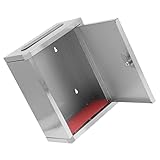Alipis Box Rustikale Lagerkästen Metall Lagerkästen Queen-Size-Box Firma Vorschlagsbox Schlüsselschrank Wandhalterung Spendenbox Büro Wandbox Wandbriefkasten Beratung Paketbox Dropbox