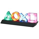 Paladone Playstation Icons Light mit 3 Lichtmodi - Musikreaktive Spielraumbeleuchtung, 31 x 7 x 11 cm