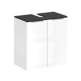 Vicco Badezimmerschrank Otis Unterschrank Waschbeckenunterschrank Hochschrank Badmöbel Schrank Midi-Schrank Badregal (Waschbeckenunterschrank)