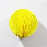 6 Zoll 15 cm Papierlaterne Wabenball Papier Blumenball Geburtstag Hochzeit Party Dekoration Dekor Geschenk Handwerk DIY Laterne-fw gelb, 15 cm