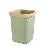 EYCIYC Mülleimer – Leichter Abfallkorb, Mülleimer Für Küche, Bad Und Büro, Modernes, Quadratisches, Offenes Design, Robuster Kunststoff, 12 L/14 L Fassungsvermögen(Size:14L,Color:A)