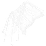 TOGEVAL Schnur-Draht-Vorhang Trennvorhang Goldene Vorhänge Vorhang Für Fenster Goldener Heimdekor-Vorhang Raumteiler Perlentür Fadenvorhang Badezimmer-Vorhang