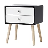GRFIT Nachttisch Nachttisch mit Zwei Schubladen Moderne Einfachheit Magazin Schrank Lagerung Organizer Schlafzimmermöbel 42 * 32 * 50 cm Nachtschrank Nachtkommode (Color : C, Size : 42x32x50cm)