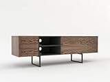 Mayaadi Home RTV Regal Sideboard Lowboard Anrichte Wohnzimmer Wohnzimmerschrank Stehend Stauraum Kommode Esszimmer Schlafzimmer TV Schrank ABATO-RTV-O Walnuss