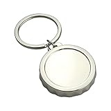 Creative Opener, Simulation Mini Bieröffner, Flaschenöffner für Schwache Hände, Schlüsselanhänger Öffner mit Schlüsselanhänger Deckelöffner Elektrisch. (Silver, One Size)