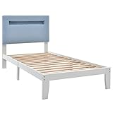 DDOY ausziehbett Bed Frame bettgestell betten, bettrahmen & lattenroste Bett 90x200 holzbett betten 90x200 rausfallschutz Bett Holz Bett 90x200 mit lattenrost
