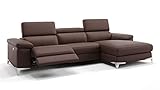 sofanella - Eckcouch VENOSA Ecksofa Ledercouch Designercouch