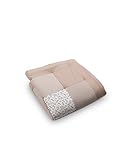 ULLENBOOM® Baby Krabbeldecke 100x100 cm gepolstert Sandblume (Made in EU) - Krabbeldecke für Baby mit 100% OEKO TEX Baumwolle, ideal als Babydecke, Laufgittereinlage & Spieldecke