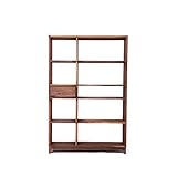 Bücherregal-Organizer Home Retro-Bücherregal mit Schubladen, Schlafzimmerregal, Bürotrennwand, dekoratives Regal, Wohnzimmeraufbewahrung, Bücherregal Unabhängiges Bücherregal ( Color : B , Size : 120*