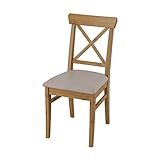 Ikea INGOLF Stuhl Antik Lack / Nolhaga grau-beige