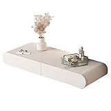 Waschtisch Spiegel mit Lichtern, Wand montiert Vanity Desk mit großen beleuchteten Spiegel, Make-up Vanity mit 2 Schubladen, Dressing Vanity Tables für Frauen Mädchen, Schlafzimmer Bad