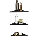 FVRTFT Dusch-Caddy, Eck-Duschregal, Wandmontage, Duschregale, selbstklebend, ohne Bohren, Edelstahl, für WC, Badezimmer, E, 3 Etagen