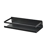 Alipis 1 Stück Rostfreier Nagelfreier Magnet-Caddy Regal Stahl-Organizer Badezimmer Magnetisch Haushalt Küche Bad Kühlschrank Metallregal Duschregal Für Wand Gewürze