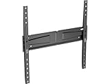 Meliconi FLATSTYLE FS400, Feste TV-Wandhalterung, Flachbildschirm-TV-Halterung von 40' bis 65', VESA-Halterung 200-300-400, Tragfähigkeit 50 Kg, Schwarz