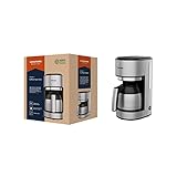 GRUNDIG KM5620T Kaffeemaschine mit Thermokanne und kraftvollen 1000 Watt, Edelstahl