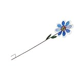 BESTonZON Wind-Windmühle Sonnenblumen-Dekor Windmühlen Outdoor-Ornament Für Kinder Sonnenblumen-Windskulpturen Windräder Kunst-Windmühle Aus Eisen Dekorative Windmühlen