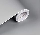 Tapeten Tapeten Selbstklebende Folie Vinyl Möbel Wandaufkleber PVC Moderne Küche Schrank Schrank für dekorative Aufkleber (Farbe: Perlblau, Maße: 3 m x 60 cm) (Matt Grau 3 m x 60 cm)