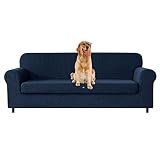 MCNDSI Sesselbezüge Sofabezug High Stretch Moderne Sofaüberwurf 3/2/1 Sitzer Jacquard Elastische Couchbezug Sofahusse Für Wohnzimmer Protector Für Hunde Haustiere (Color : #22, Size : 2 Seater)