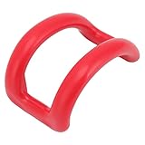 Emoshayoga Kissen-Nackendehner, leichtes Reverse-Bogen-Nacken-Traktionsgerät aus Kunststoff zur Schmerzlinderung für Reisen(rot)