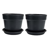 Yardwe 2 Sets Keramik-Look Mit Tablett Blumenkasten Pflanzgefäß Blumendekorationen Spinnen-Pflanztopf Keramik-Pflanzgefäß Pflanzbehälter Bonsai-Behälter Töpfe Für Pflanzen