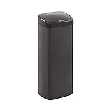 Klarstein Cleansmann Mülleimer Sensor-Mülleimer, 50 Liter Volumen, touchless: automatisches Öffnen und Schließen, Müllbeutelhalterung, Materialien: Deckel aus ABS-Kunststoff, schwarz