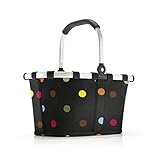 reisenthel carrybag XS dots - Stabiler Einkaufskorb mit praktischer Innentasche - Elegantes und wasserabweisendes Design