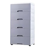 lagerschrank 42cm-Schubladen-Speicher-Schrank Haushaltsumfang Kinder, Die Nachttisch-Aufbewahrungsbox Beenden (Color : Light Grey, Size : 3 Layers)