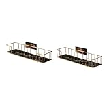 VENYAA 1 Set Luxus Badezimmer Regal Ohne Bohren Eisen Wandregal mit Marmor Stil Glas Teller Make-up Aufbewahrung Rack Badezimmer Regal Organizer S