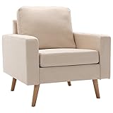 Wakects Sessel Sofa, Sessel mit Holzrahmen für Wohnzimmer
