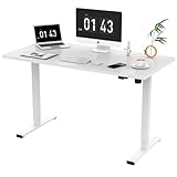 SANODESK EP1E Schreibtisch Höhenverstellbar Elektrisch 140x80 cm, Höhenverstellbarer Schreibtisch mit kompletter Tischplatte, Ergonomischer Steh-Sitz Tisch, Computertisch, Adjustable Desk