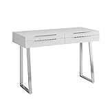 Oskar-Store Livinity Schminktisch Alexia Weiß, 120 x 50 cm, Frisiertisch, 4 Schubladen