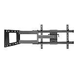 Moderner Eck-TV-Ständer, 37 bis 75 Zoll, multifunktionale TV-Wandhalterung, voll bewegliche Gelenkarme, schwenkbar, neigbar, ausziehbar, drehbar, TV-Halterung, max. Vesa 600 x 400 mm, bis zu 87 Pfund,