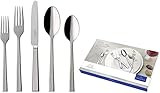 Villeroy und Boch - Victor Tafelbesteck, 30 tlg., für bis zu 6 Personen, Edelstahl, spülmaschinengeeignet