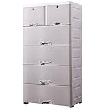 lagerschrank Lagerschrank, Locker Kindergarderobe Großraum Schubladenart Multilayer-Kunststoff Geeignet Für Wohnzimmer, Schlafzimmer, Kinderzimmer (Color : Cool Gray, Size : 7 Layers)