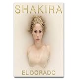 Leinwand Bilder Kunst 207 Music Cover Shakira El Dorado-SilkSticker Print Picture Paintings for Living Room Bedroom Decoration 40 * 60cm Senza Cornice