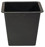 Casa Mina Pflanzeinsatz wasserdicht | Blumenkübeleinsatz viereckig 40x40x32cm schwarz