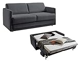 Atlantic Home Collection Schlafsofa LIMONE, hochwertig gepolstert, anthrazit