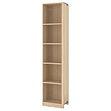 Ikea PAX Eckschrank mit 4 Einlegeböden, 53x35x236 cm, Eiche weiß gebeizt